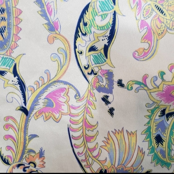 Victoria secret Sleepwear Paisley Long Sleeve Top - Picture 7 of 9